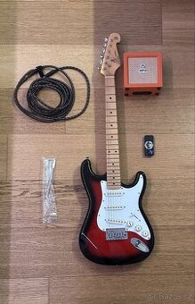 Prodám elektrickou dětskou kytaru vč. příslušenství.