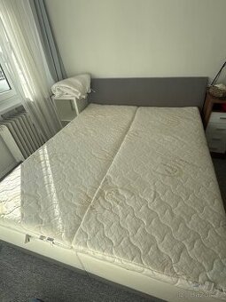 Prodám postel 160x200 bílo/šedá