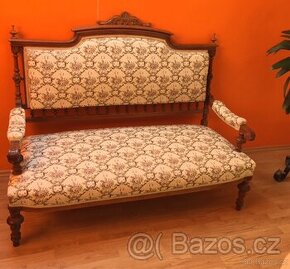 Secesní starožitna sedací souprava