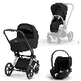 Zánovní - jako nový - kočárek Cybex Rose Gold, komplet