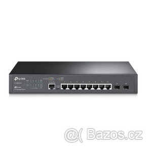 8 RJ-45 1GBit SFP opticky RACKOVY SWITCH Management TP-Link