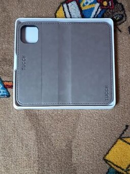 Nové kožené púzdro iphone 12/ 12 pro hnedé
