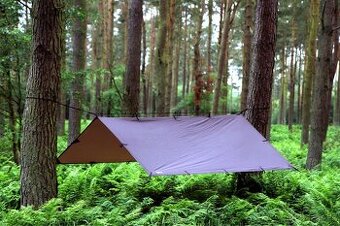 Bivakovací celta / plachta DD HAMMOCKS Tarp 3x3m - COYOTE