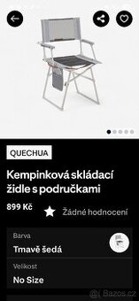 Kempinkove zidle Quechua, 4ks, skladaci - 1