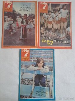 Sedmička pionýrů květen 1985 čísla 36, 38, 39