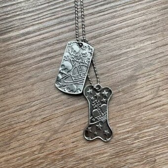Vivienne Westwood Dogtag Necklace – originální řetízek s pří - 1