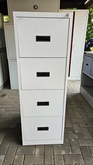 Plechová kartotéka, 4 zásuvky 2 kusy