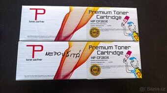 2x toner HP CF283X nový od Toner Partner
