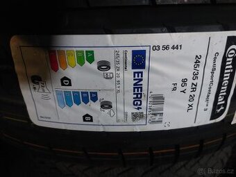 245/35 ZR 20 XL 95Y - Nové čtyři ks pneumatik Continental