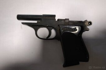 Plynová pistole Walther PP bez závěru