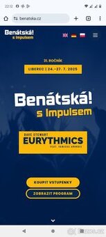 Benátská, 2 vstupenky, celofestivalové