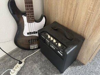 Baskytara s komplet příslušenstvím