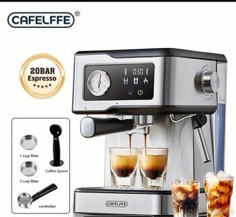Kávovar CAFELFFE CM1695 (20 bar, espresso, cappuccino, nový)