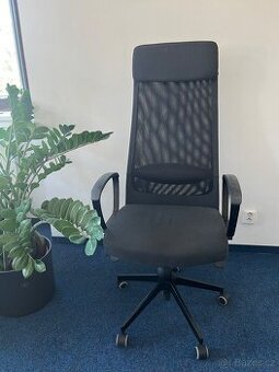 Ikea MARKUS Kancelářská židle, Vissle tmavě šedá