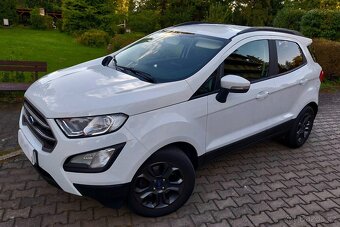 FORD ECOSPORT - stav zánovního vozu, servisní kniha, tažné