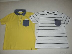 2 chlapecká trička zn. Coccodrillo vel.104/110