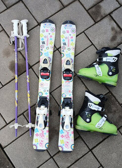 Dětské lyže 80cm včetně bot vel.18