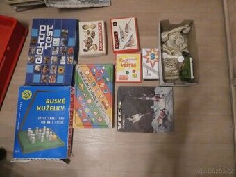 staré hry a hračky