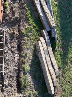 betonové překlady, pražce