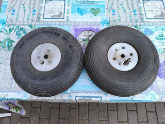 Staré kolo Barum 12x4 Bantam 2ks,staré letadlo,staré pneu