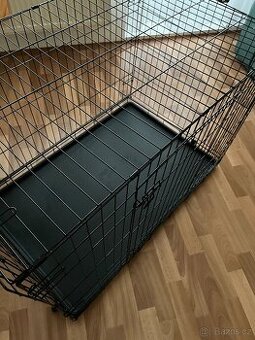 Dog Fantasy Klec skládací  XL, se dvěma dveřmi, rozměr 106 ×