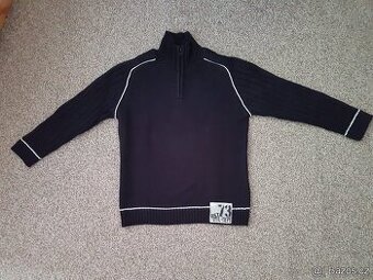 Chlapecký svetr - tmavě modrý vel.152