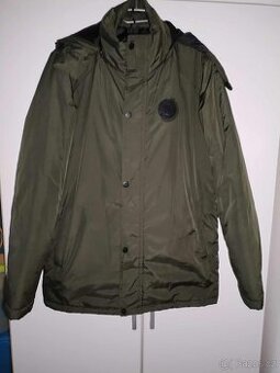 Khaki pánská zimní bunda vel.L - 1