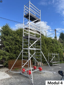 Hliníkové lešení - pojízdné nebo volně stojící