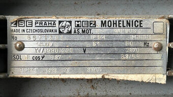 ELEKTROMOTOR MEZ Mohelnice 1,5 kW