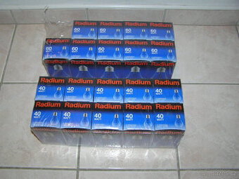 Klasická žárovka čirá 60W + 40W 230V E27