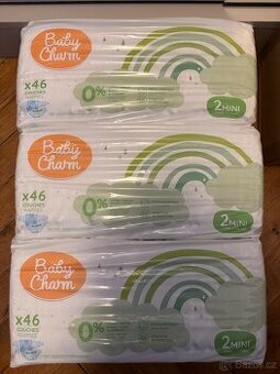 Pleny Baby Charm Super Dry Flex, vel. 2 Mini, 3-6 kg