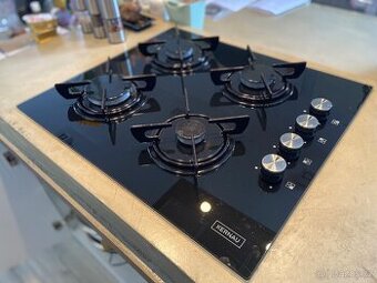 Plynová varná deska KERNAU_černé sklo