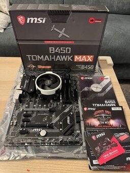 Zanovni MSI B450 Tomahawk MAX + Ryzen + Ram
