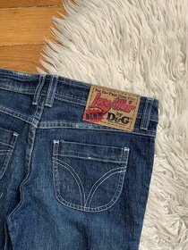 dámské džínové kalhoty ke kolenům Dolce & Gabbana