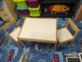 Stůl a židle + regál - 1