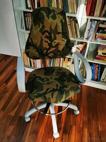 Dětská rostoucí židle Fuxo Army