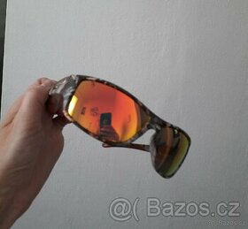 Sportovní sluneční brýle jako nové šedé oranžové - 1