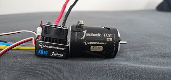 Hobbywing motor + esc + programovací karta