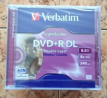 DVD Verbatim, dvojvrstvé, lightscribe