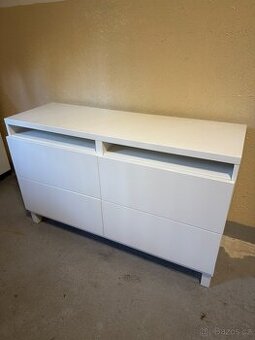 IKEA BESTA bílá komoda pod TV