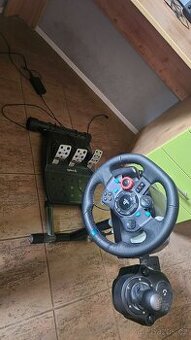 Volant logitech g29, řadička + stojan
