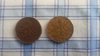 2x20 kč 1993 - 1