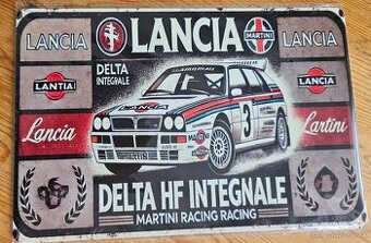 Kovová cedule Rally Lancia