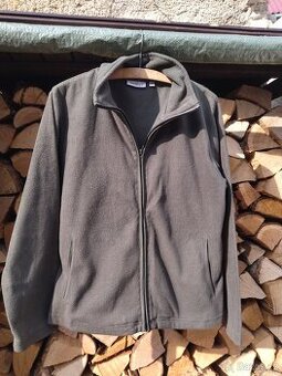 Mikina khaki fleece