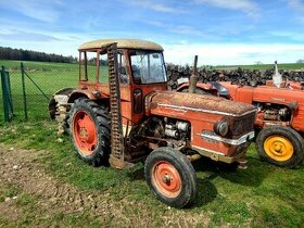 Zetor 2511, malá kulatá kabina, boční kosa, vzduch