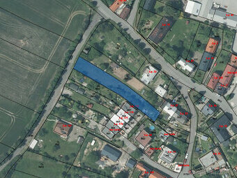 Prodej stavebního pozemku 1063 m2 v obci Bílov, okres Nový J - 1