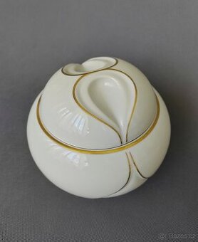 Krásná porcelánová dóza/cukřenka od Jaeger & Co Bavaria