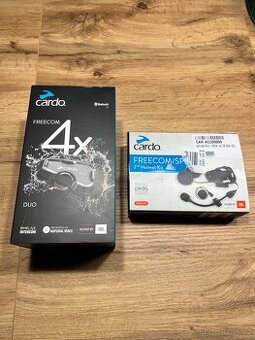 Intercom Cardo 4x JBL + audio sada JBL