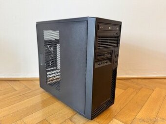 mATX PC case, 2x fan, dvd-rw, čtečka karet