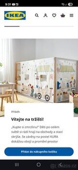 Prodám dětskou postel za 500,- Kč